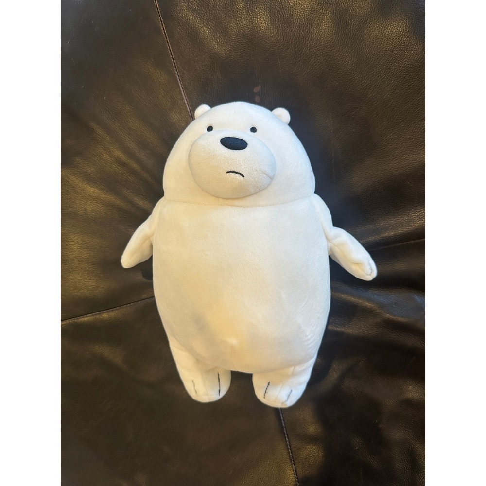 We Bare Bears Ice Bear Plush Cartoon Network‎ White Stuffed Animal Toy